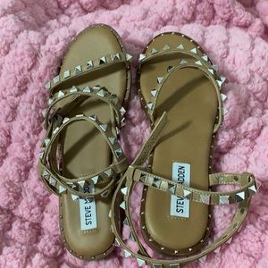 Steve madden gladiator sandals in nude